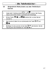 Preview for 17 page of AUDIOLINE DECT 7500micro Operating Instructions Manual