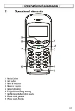 Preview for 37 page of AUDIOLINE DECT 7500micro Operating Instructions Manual