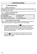 Preview for 38 page of AUDIOLINE DECT 7500micro Operating Instructions Manual