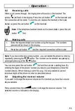 Preview for 41 page of AUDIOLINE DECT 7500micro Operating Instructions Manual