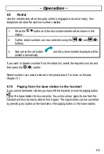 Preview for 43 page of AUDIOLINE DECT 7500micro Operating Instructions Manual