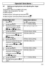 Preview for 53 page of AUDIOLINE DECT 7500micro Operating Instructions Manual