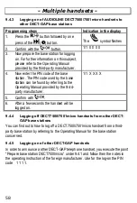 Preview for 58 page of AUDIOLINE DECT 7500micro Operating Instructions Manual