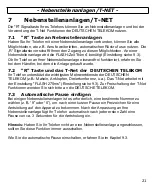 Preview for 21 page of AUDIOLINE DECT 7800B Operating Instructions Manual