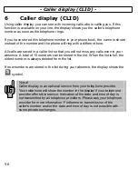 Preview for 56 page of AUDIOLINE DECT 7800B Operating Instructions Manual