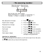 Preview for 63 page of AUDIOLINE DECT 7800B Operating Instructions Manual