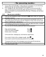 Preview for 65 page of AUDIOLINE DECT 7800B Operating Instructions Manual