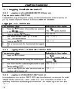 Preview for 74 page of AUDIOLINE DECT 7800B Operating Instructions Manual