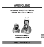 Предварительный просмотр 1 страницы AUDIOLINE DECT 8048-SOS Operating Instructions Manual