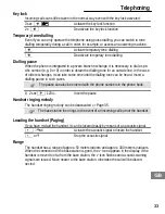 Preview for 33 page of AUDIOLINE DECT 8048 Operating Instructions Manual