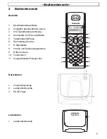 Предварительный просмотр 7 страницы AUDIOLINE DECT3300B Operating Instructions Manual