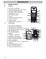 Предварительный просмотр 12 страницы AUDIOLINE DECT3800 Operating Instructions Manual