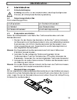 Предварительный просмотр 13 страницы AUDIOLINE DECT3800 Operating Instructions Manual