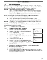 Предварительный просмотр 41 страницы AUDIOLINE DECT3800 Operating Instructions Manual