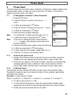 Предварительный просмотр 69 страницы AUDIOLINE DECT3800 Operating Instructions Manual