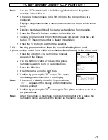 Предварительный просмотр 73 страницы AUDIOLINE DECT3800 Operating Instructions Manual