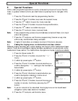 Предварительный просмотр 76 страницы AUDIOLINE DECT3800 Operating Instructions Manual