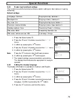 Предварительный просмотр 79 страницы AUDIOLINE DECT3800 Operating Instructions Manual