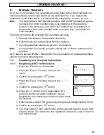 Предварительный просмотр 89 страницы AUDIOLINE DECT3800 Operating Instructions Manual