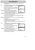 Preview for 27 page of AUDIOLINE DECT4000R Operating Instructions Manual