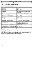 Preview for 46 page of AUDIOLINE DECT4000R Operating Instructions Manual