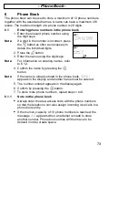 Preview for 73 page of AUDIOLINE DECT4000R Operating Instructions Manual