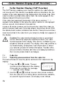 Preview for 76 page of AUDIOLINE DECT4000R Operating Instructions Manual