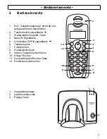 Предварительный просмотр 7 страницы AUDIOLINE DECT4500 Operating Instructions Manual