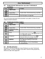 Предварительный просмотр 17 страницы AUDIOLINE DECT4500 Operating Instructions Manual