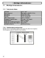 Предварительный просмотр 42 страницы AUDIOLINE DECT4500 Operating Instructions Manual