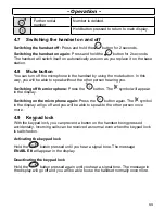 Предварительный просмотр 55 страницы AUDIOLINE DECT4500 Operating Instructions Manual