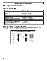 Предварительный просмотр 84 страницы AUDIOLINE DECT4500 Operating Instructions Manual