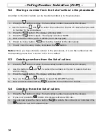 Preview for 52 page of AUDIOLINE DECT5500 Operating Instructions Manual