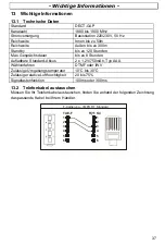 Preview for 37 page of AUDIOLINE DECT6500B Operating Instructions Manual