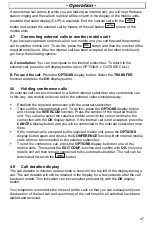 Preview for 47 page of AUDIOLINE DECT6500B Operating Instructions Manual