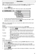 Preview for 49 page of AUDIOLINE DECT6500B Operating Instructions Manual