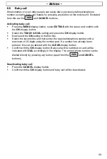 Preview for 59 page of AUDIOLINE DECT6500B Operating Instructions Manual