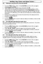 Preview for 63 page of AUDIOLINE DECT6500B Operating Instructions Manual