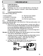 Предварительный просмотр 13 страницы AUDIOLINE DECT6800 Operating Instructions Manual