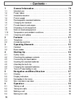 Предварительный просмотр 74 страницы AUDIOLINE DECT6800 Operating Instructions Manual