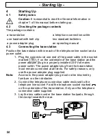 Предварительный просмотр 84 страницы AUDIOLINE DECT6800 Operating Instructions Manual