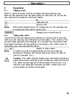 Предварительный просмотр 95 страницы AUDIOLINE DECT6800 Operating Instructions Manual