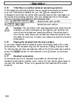 Предварительный просмотр 100 страницы AUDIOLINE DECT6800 Operating Instructions Manual