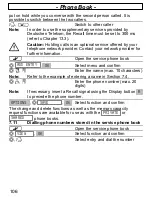 Предварительный просмотр 106 страницы AUDIOLINE DECT6800 Operating Instructions Manual