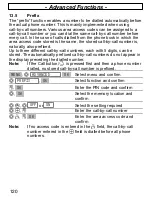 Предварительный просмотр 120 страницы AUDIOLINE DECT6800 Operating Instructions Manual