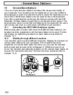 Предварительный просмотр 130 страницы AUDIOLINE DECT6800 Operating Instructions Manual