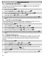 Preview for 58 page of AUDIOLINE DECT804 Operating Instructions Manual