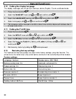 Preview for 60 page of AUDIOLINE DECT804 Operating Instructions Manual