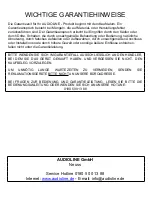 Preview for 72 page of AUDIOLINE DECT804 Operating Instructions Manual