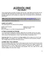 Предварительный просмотр 5 страницы AUDIOLINE DECT8048-1 Operating Instructions Manual